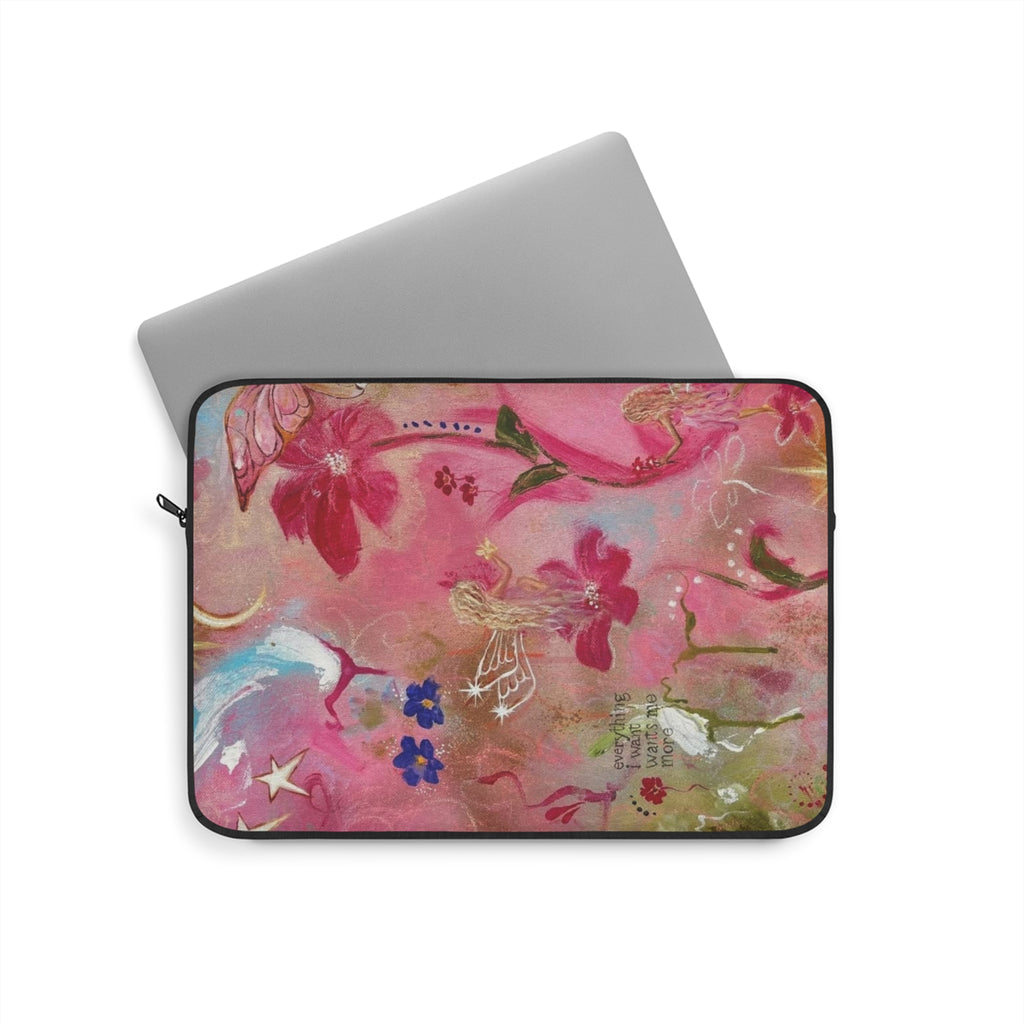 MANIFESTATION FAIRY EVERYTHING I WANT WANTS ME TOO KINDLE IPAD & LAPTOP SLEEVE