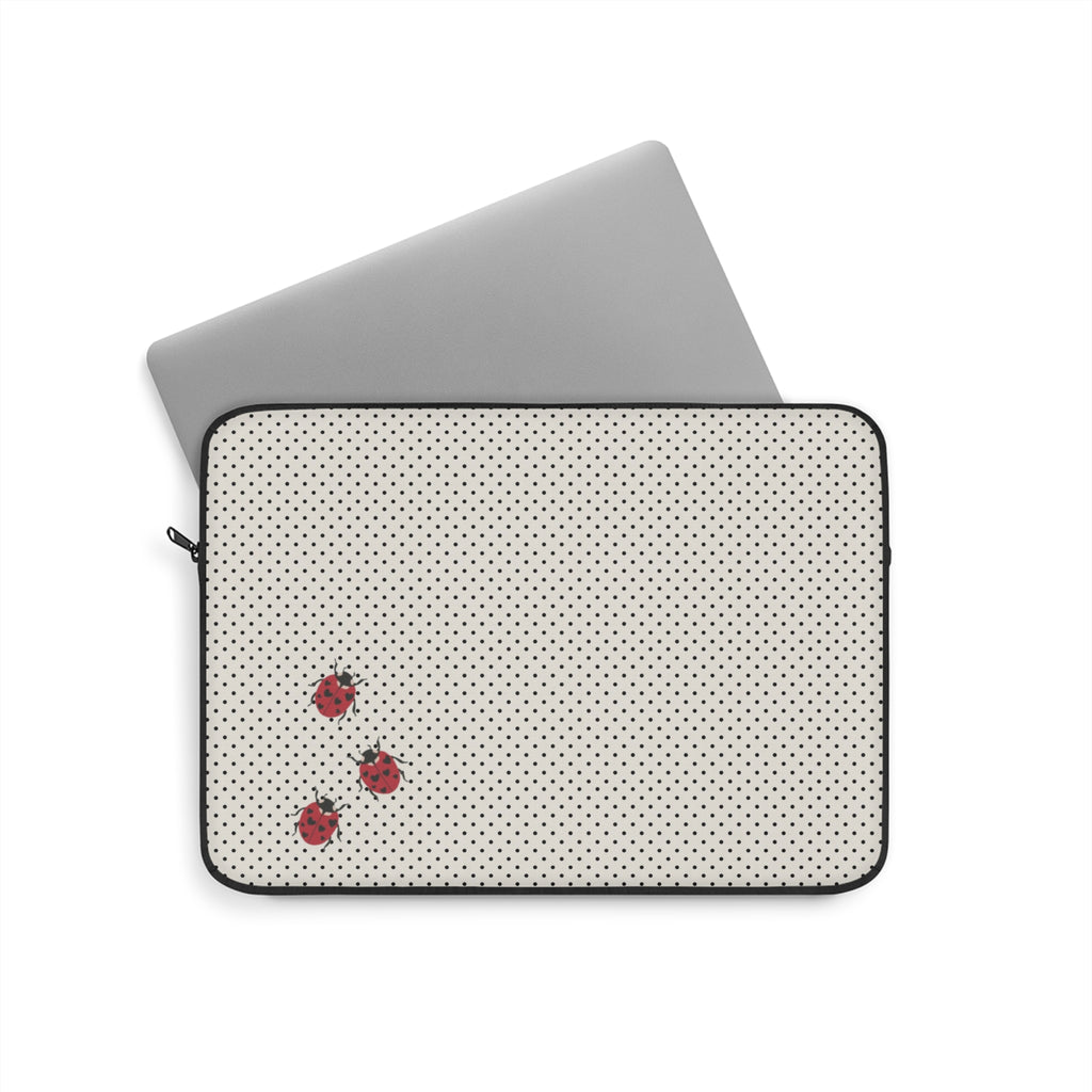 POLKA DOTS LADYBUGS COQUETTE KINDLE IPAD & LAPTOP SLEEVE