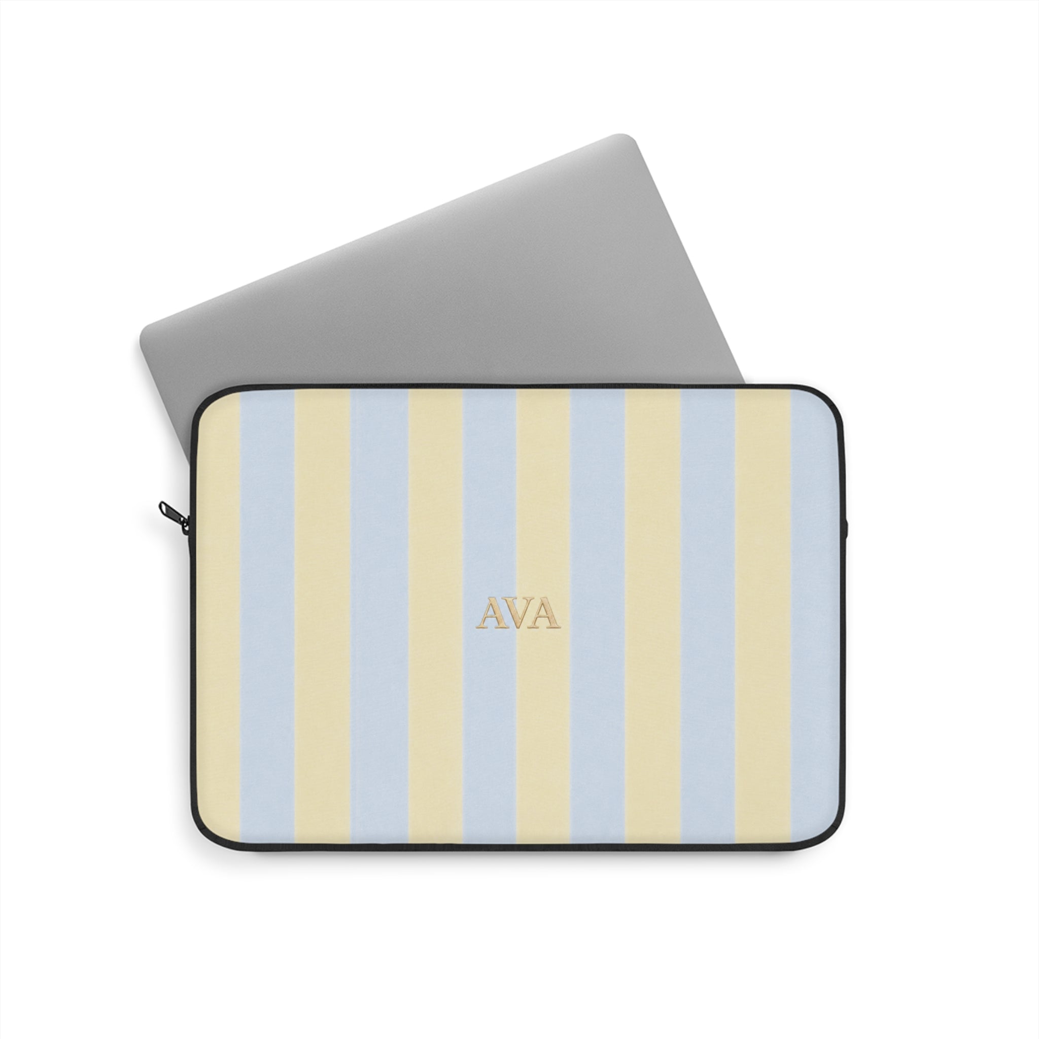 PERSONALIZED NAME CUSTOM SUMMER STRIPES KINDLE IPAD & LAPTOP SLEEVE