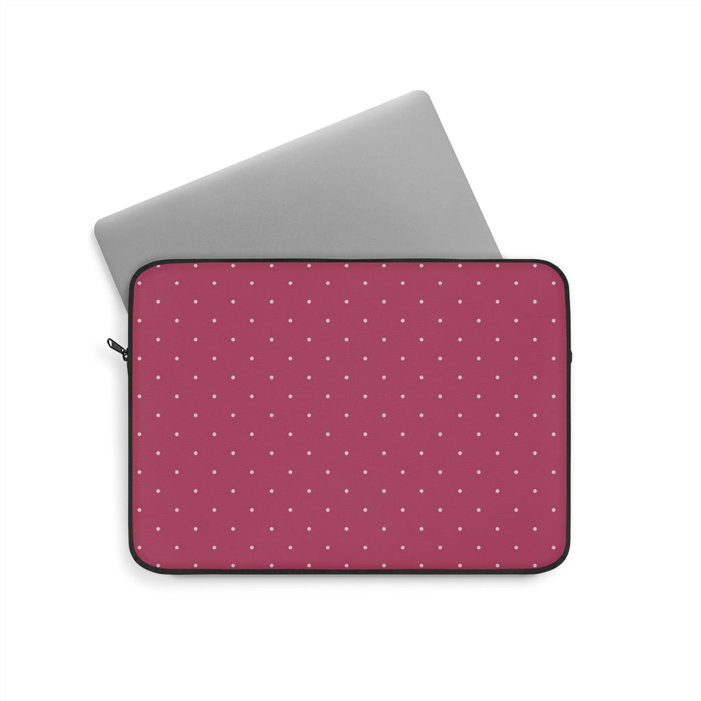 BERRY ROSE POLKA DOTS KINDLE IPAD & LAPTOP SLEEVE