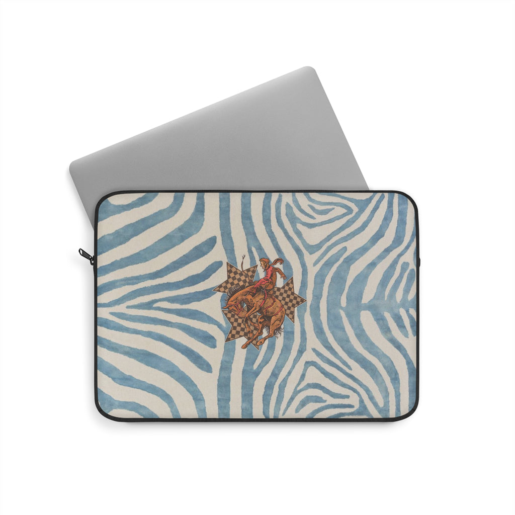 BLUE JEAN WESTERN RODEO COWBOY KINDLE IPAD & LAPTOP SLEEVE