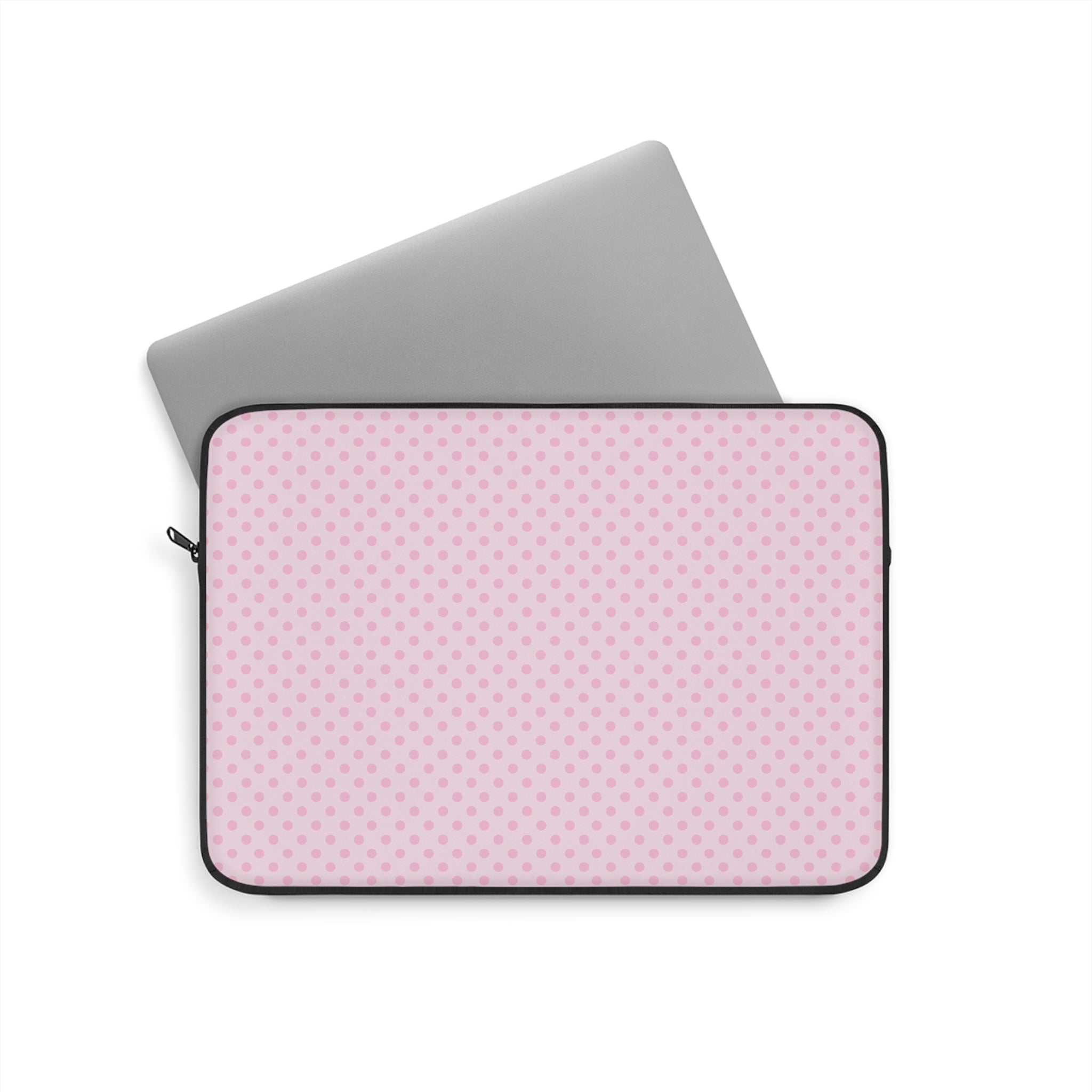 BABY PINK POLKA DOTS KINDLE IPAD & LAPTOP SLEEVE