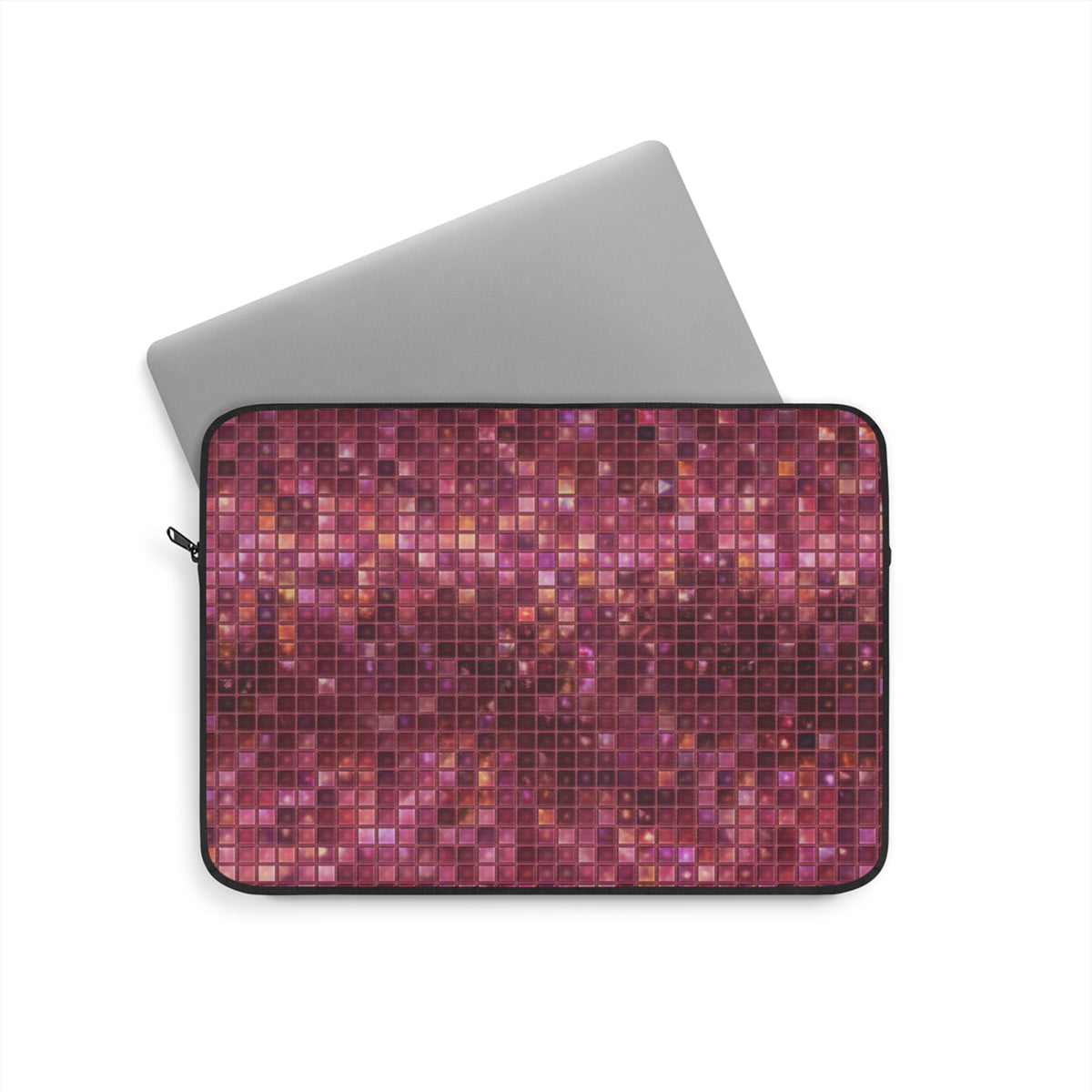 PLUM BURGUNDY MOSAIC IPAD & LAPTOP SLEEVE