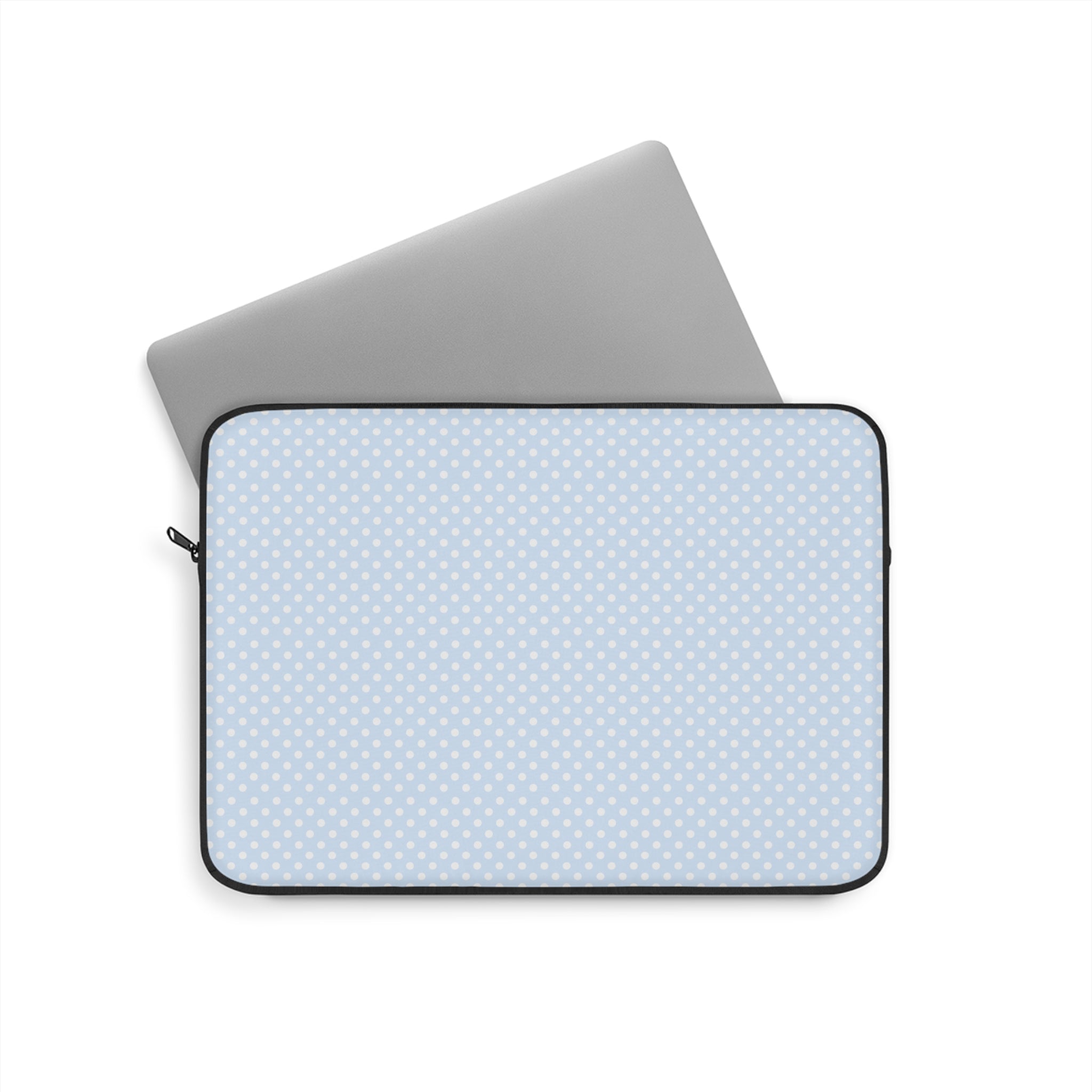SNOW BLUE POLKA DOTS KINDLE IPAD & LAPTOP SLEEVE