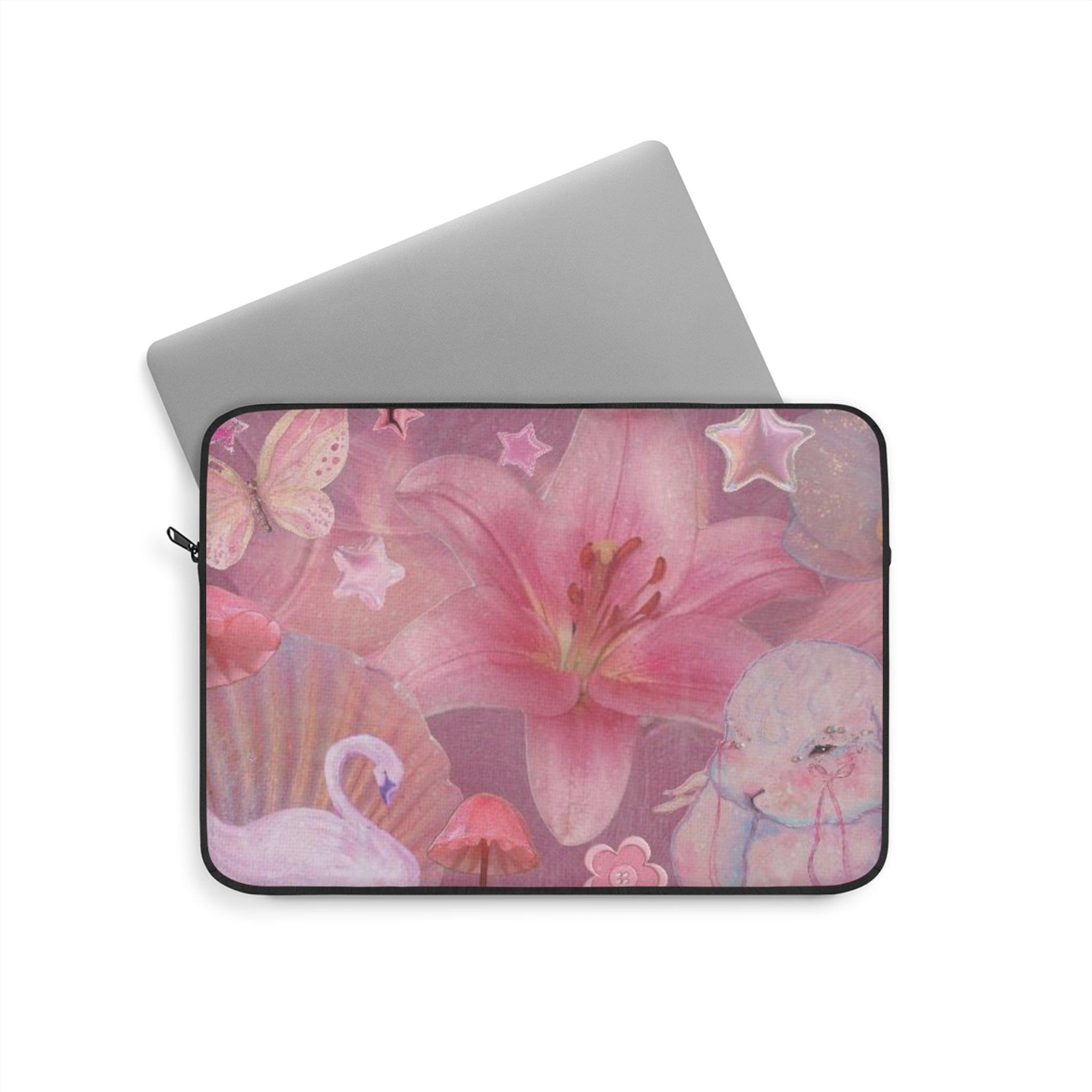 LILY WHIMSY FLOWER KINDLE IPAD & LAPTOP SLEEVE