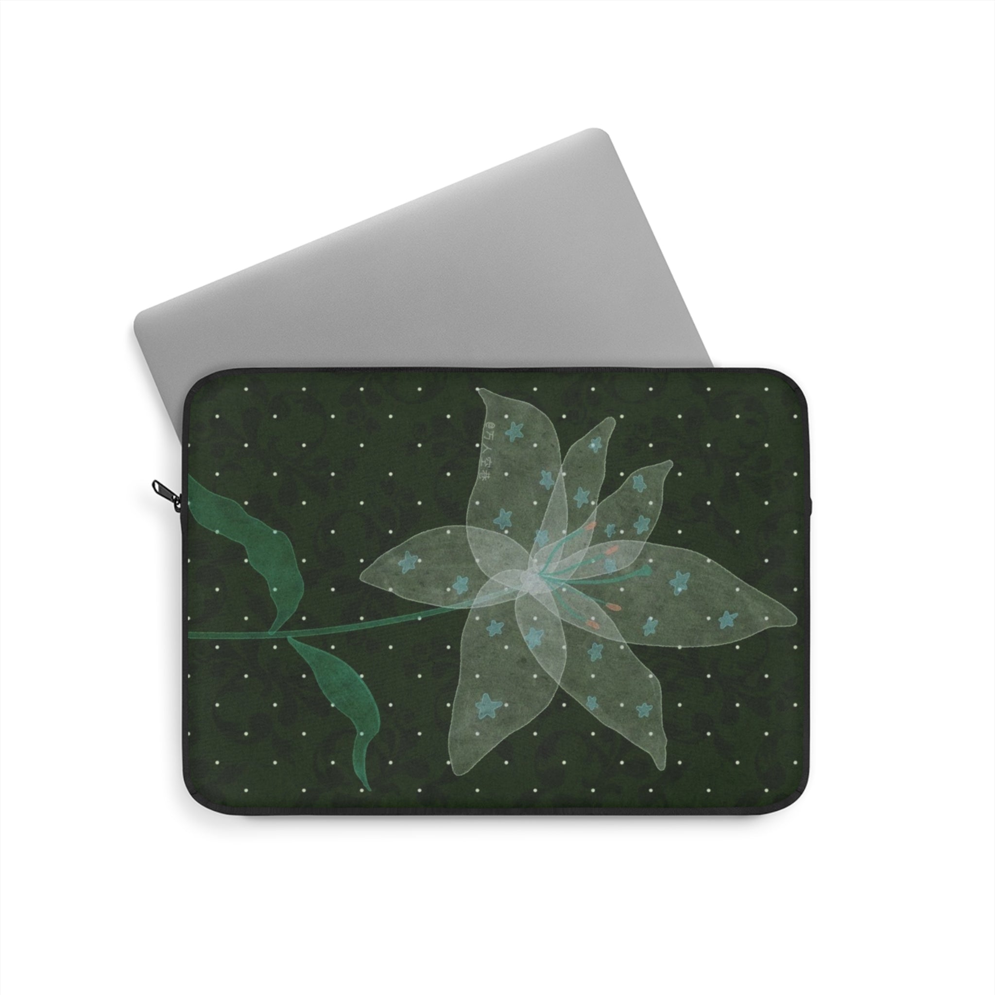 GREEN FAIRY MAGIC FLOWER KINDLE IPAD & LAPTOP SLEEVE
