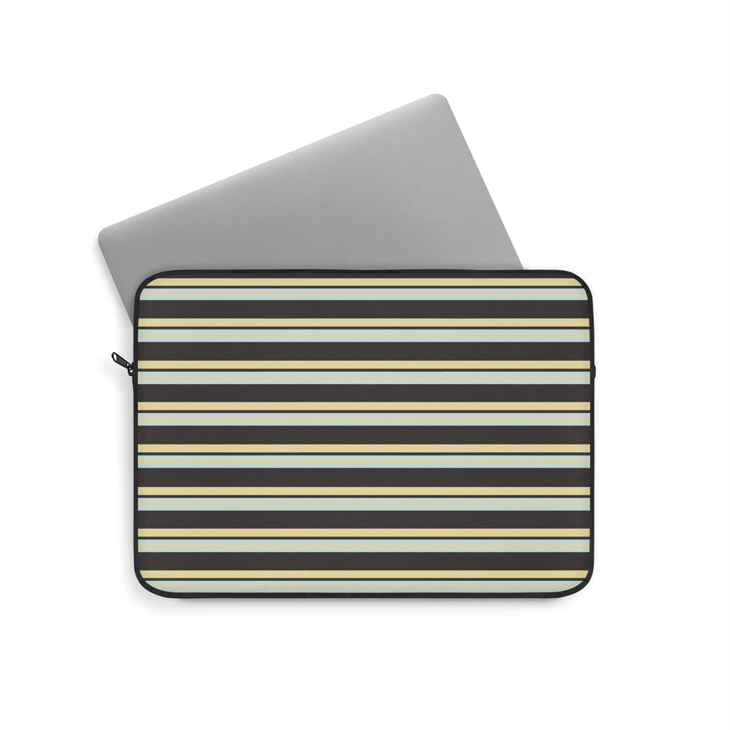 CAFÉ AU LAIT STRIPES IPAD & LAPTOP SLEEVE