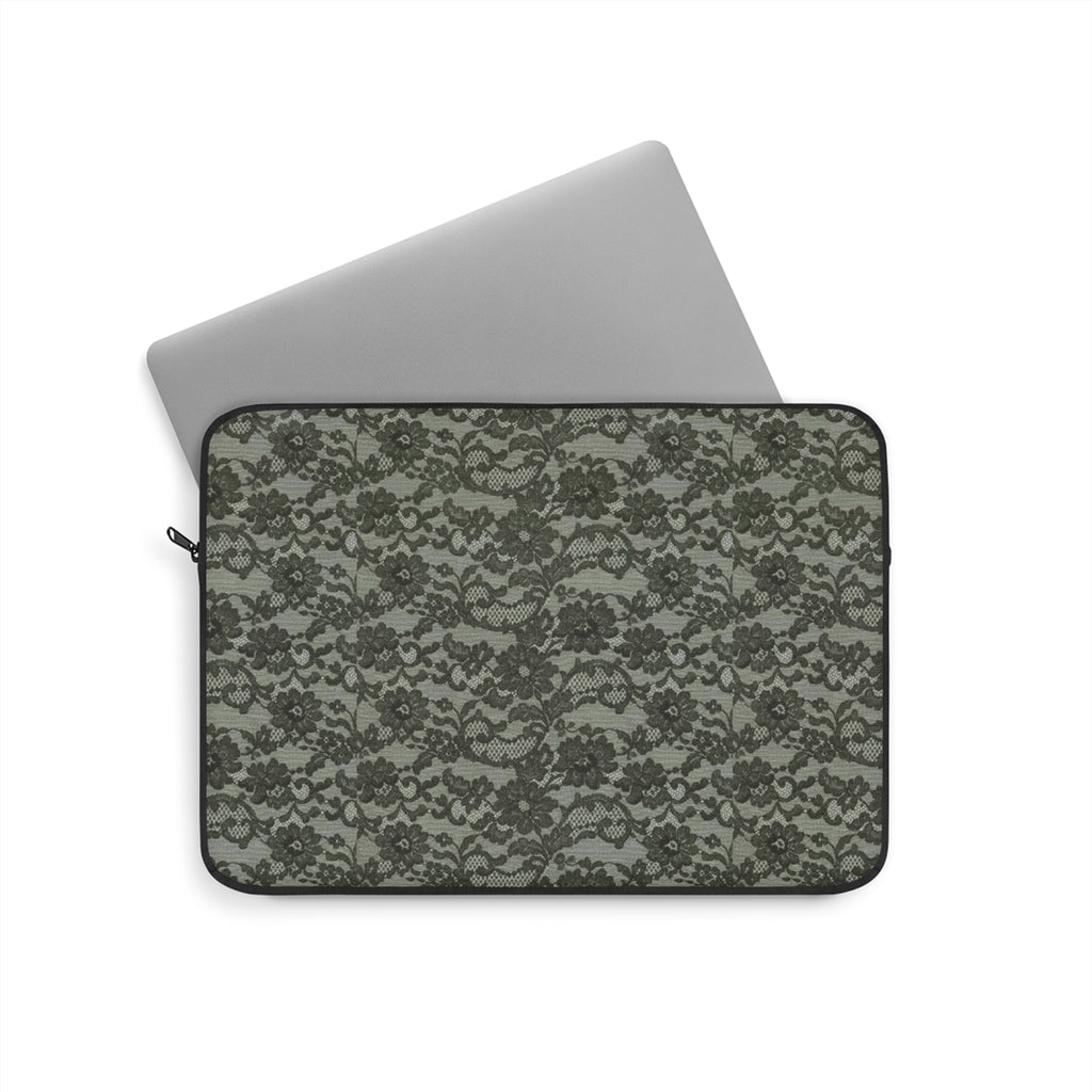 FORREST GREEN LACE KINDLE IPAD & LAPTOP SLEEVE