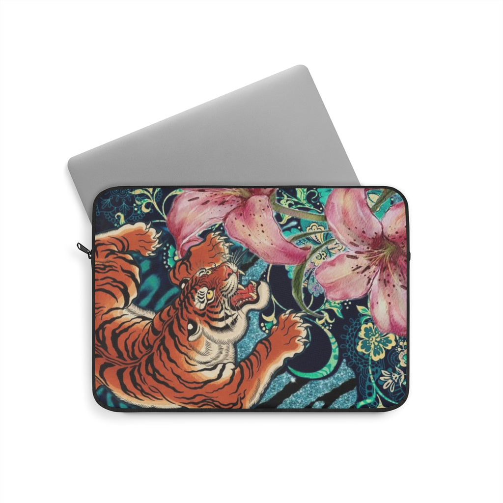 NAVY REVERIE TIGER KINDLE IPAD & LAPTOP SLEEVE