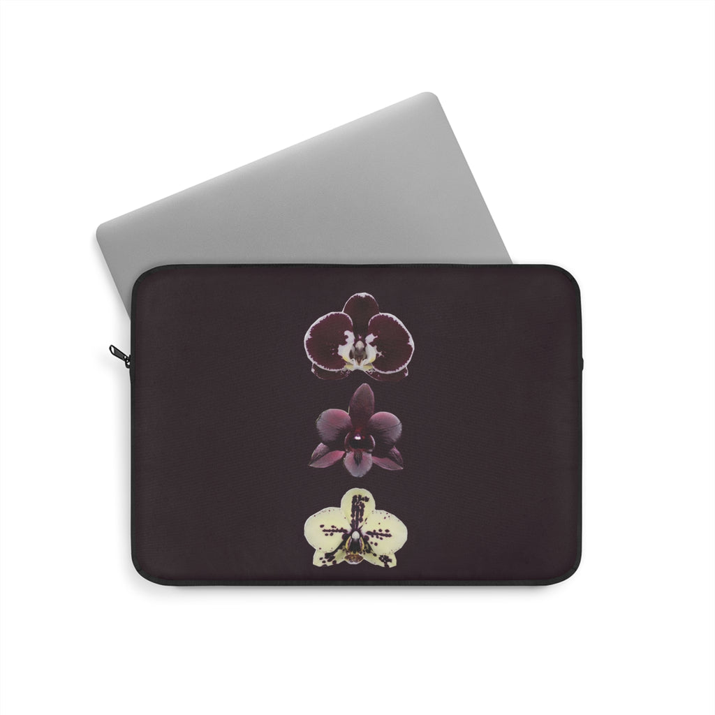 DARK PLUM FALL FLORAL IPAD & LAPTOP SLEEVE