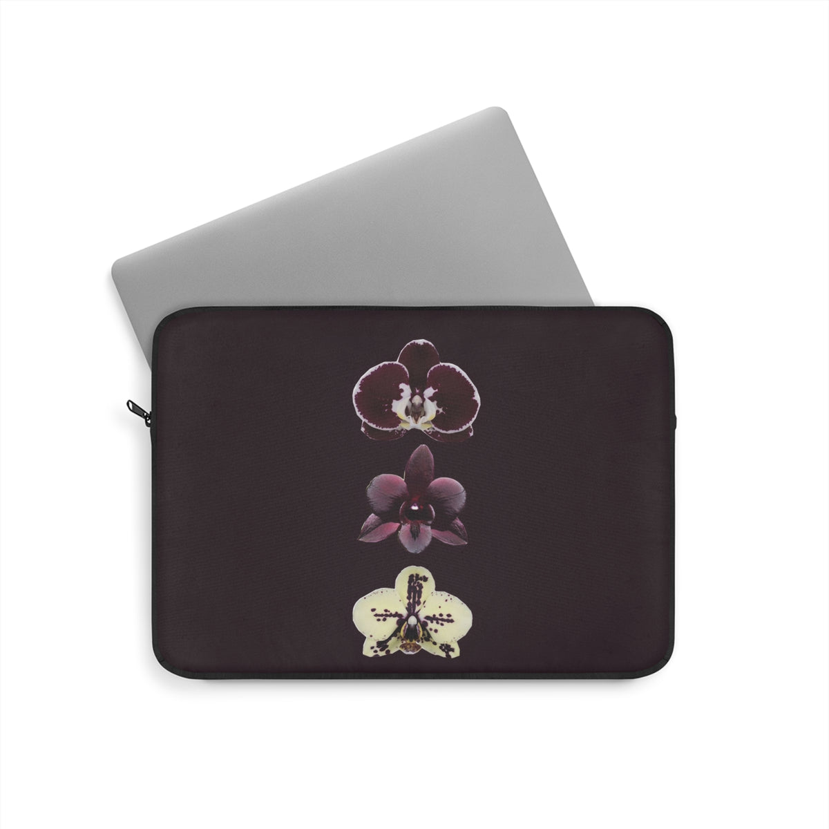DARK PLUM FALL FLORAL IPAD & LAPTOP SLEEVE