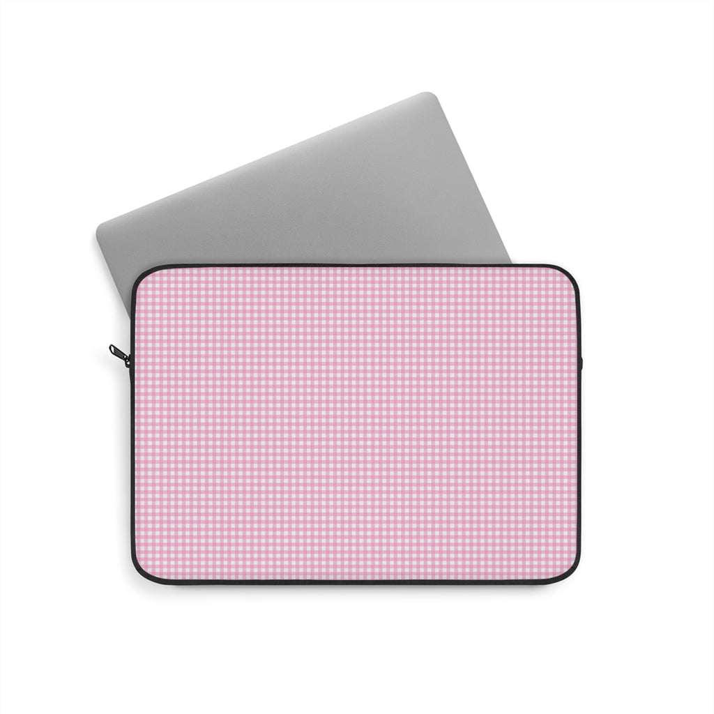 PINK GINGHAM PLAID KINDLE IPAD & LAPTOP SLEEVE