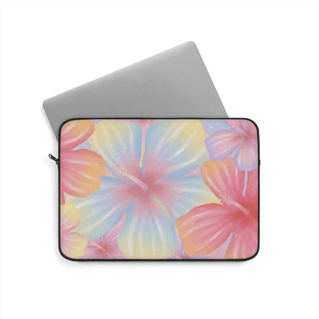 RAINBOW HIBISCUS KINDLE IPAD & LAPTOP SLEEVE