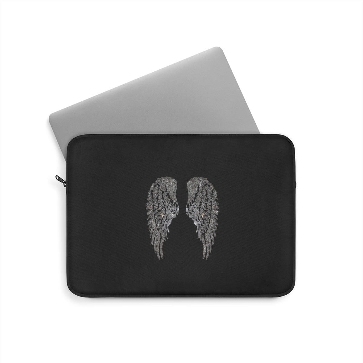 BLACK DIAMOND ANGEL WINGS IPAD & LAPTOP SLEEVE