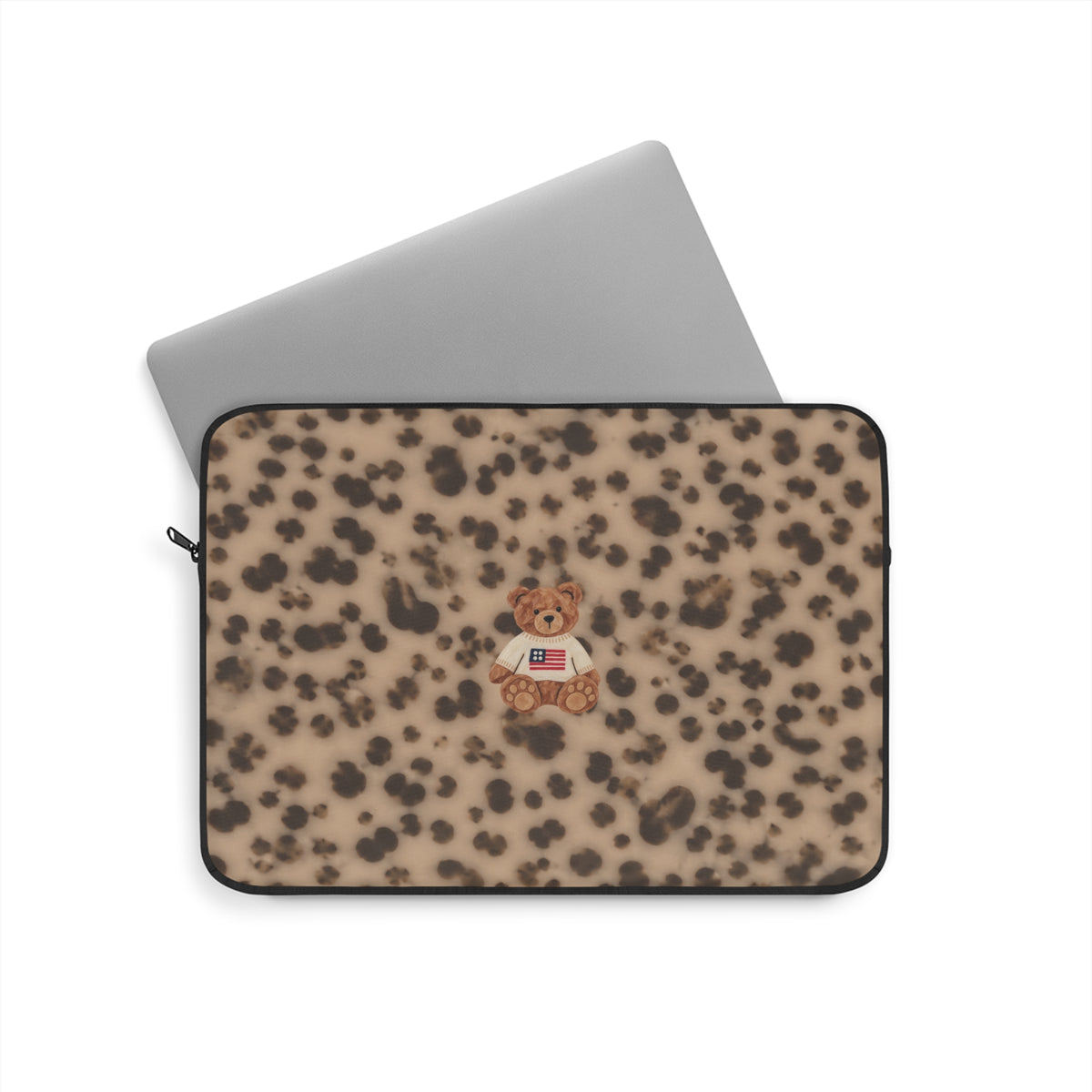 TORTOISE AMERICANA TEDDY BEAR KINDLE IPAD & LAPTOP SLEEVE