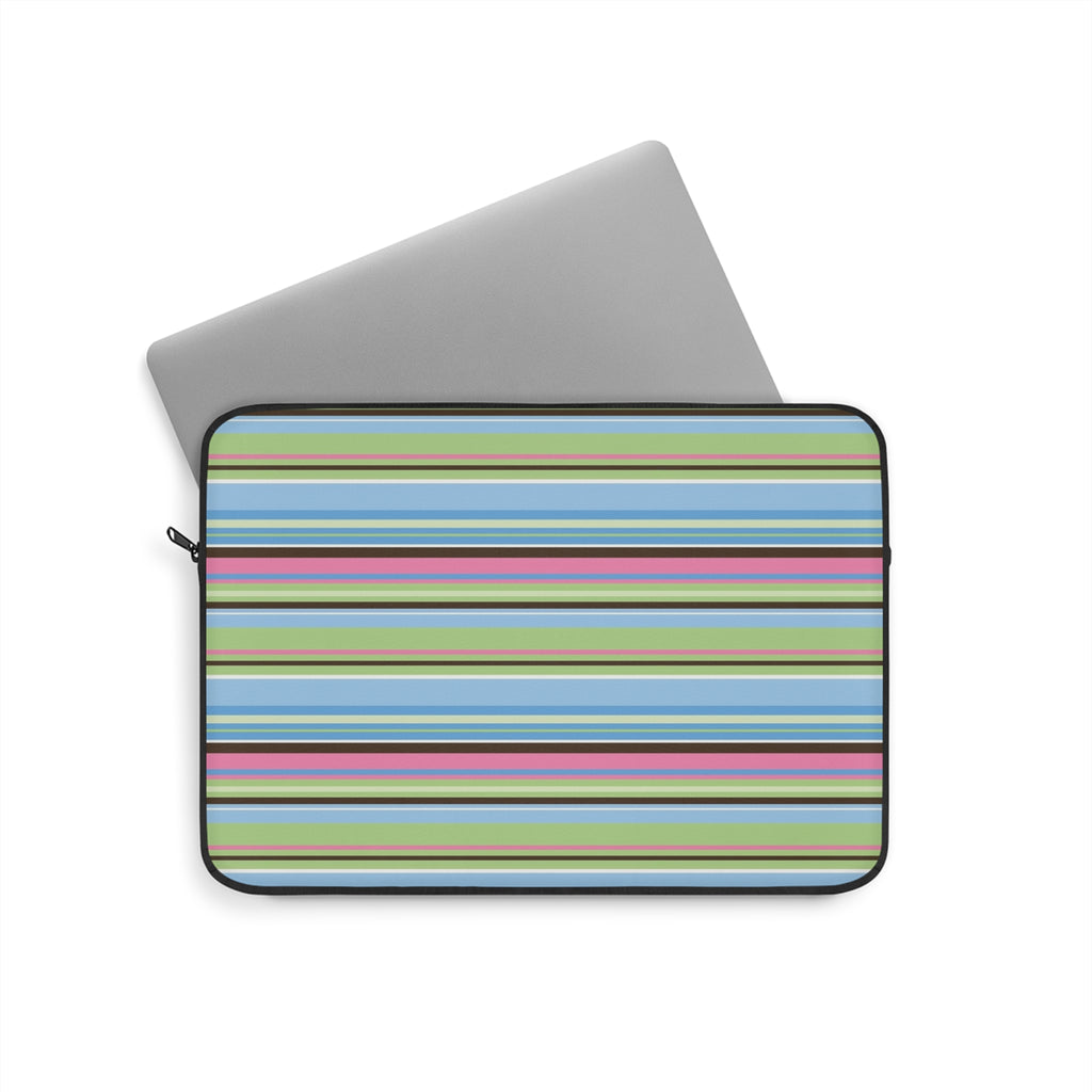 BLUE CABANA STRIPES KINDLE IPAD & LAPTOP SLEEVE