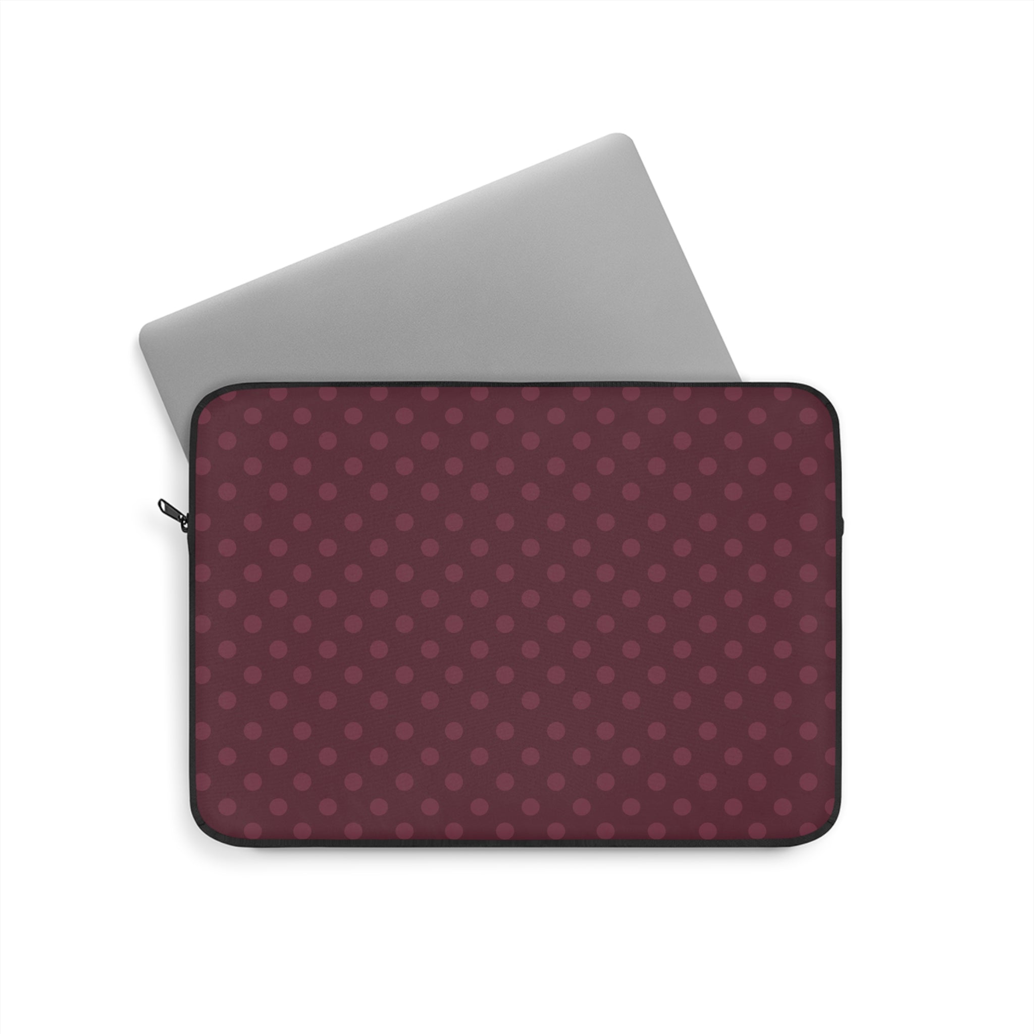 PLUM POLKA DOTS NEOPRENE KINDLE IPAD & LAPTOP SLEEVE