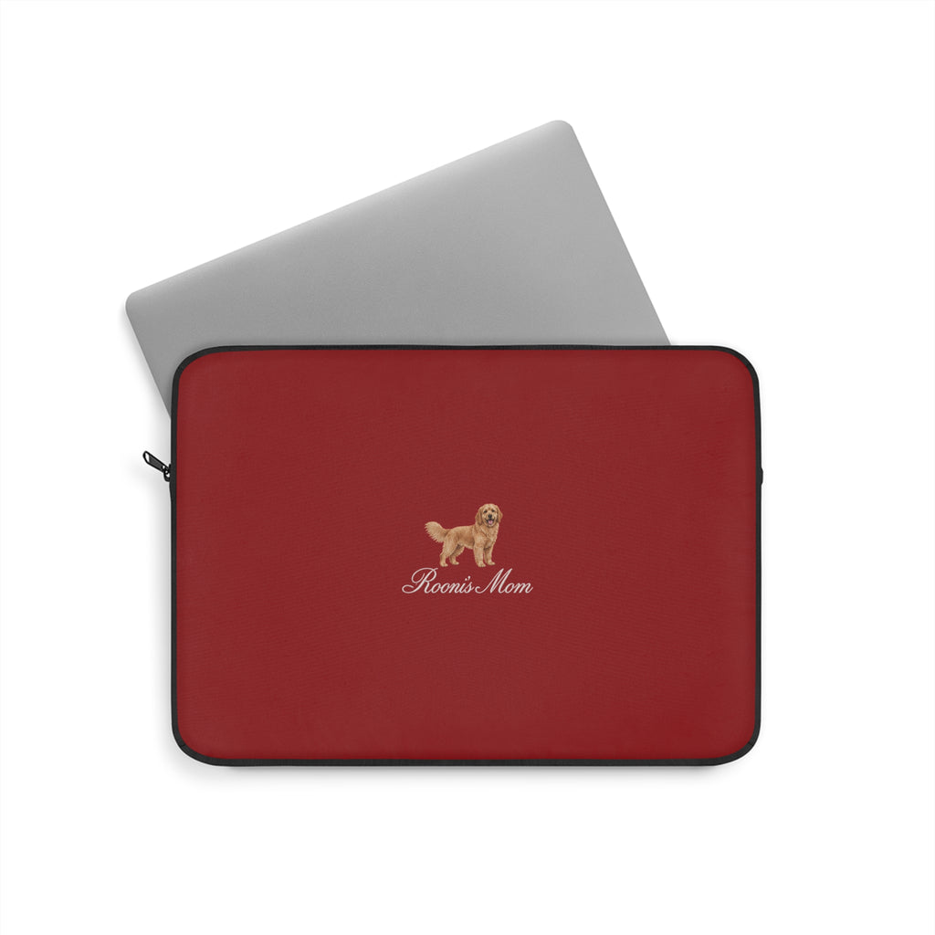 PERSONALIZED RED GOLDEN RETRIEVER DOG MOM CUSTOM NAME KINDLE IPAD & LAPTOP SLEEVE