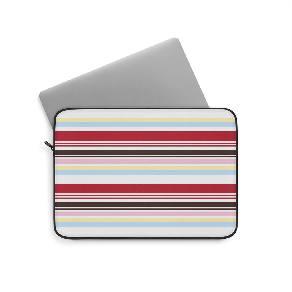 CHERRY SUNDAE STRIPES KINDLE IPAD & LAPTOP SLEEVE