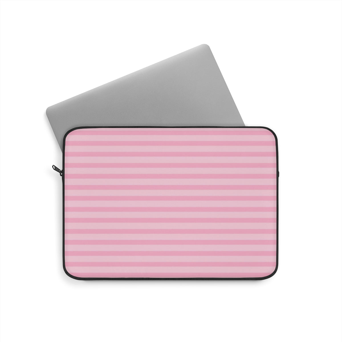 PINK COTTON CANDY STRIPES IPAD & LAPTOP SLEEVE