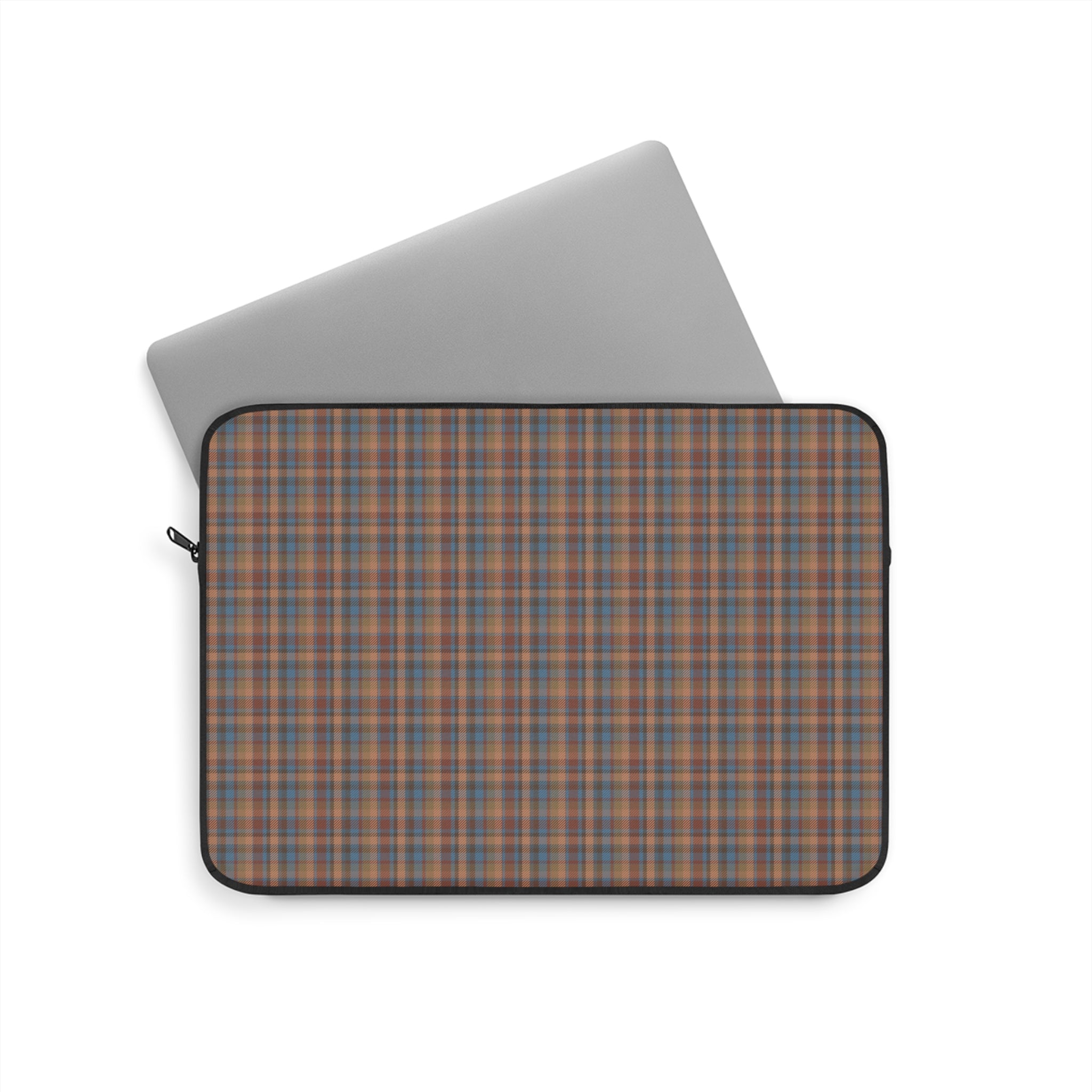 BROWN PLAID CHECKERED KINDLE IPAD & LAPTOP SLEEVE