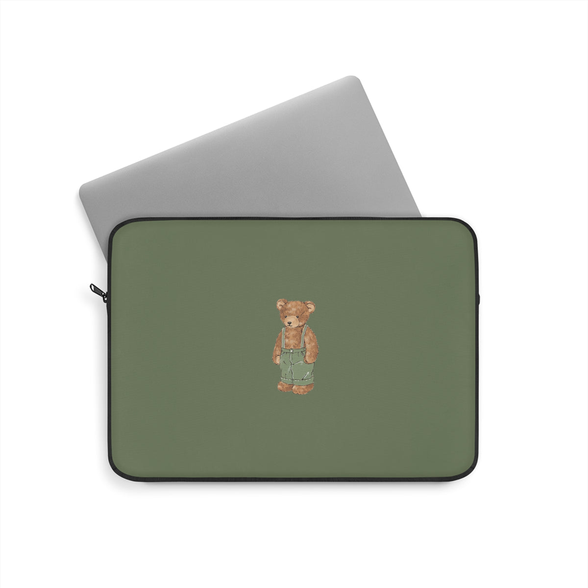 LIGHT GREEN TEDDY BEAR IPAD & LAPTOP SLEEVE