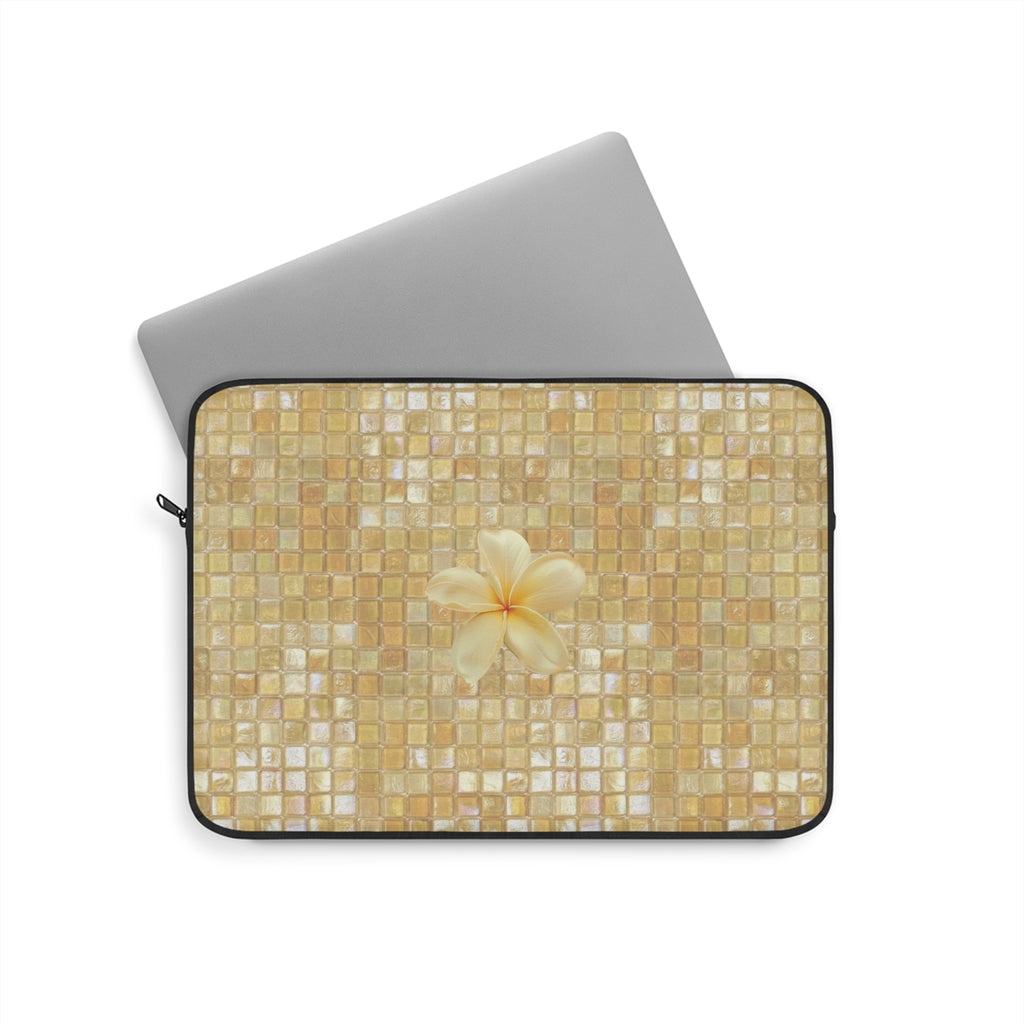 YELLOW MOSAIC FLOWER KINDLE IPAD & LAPTOP SLEEVE