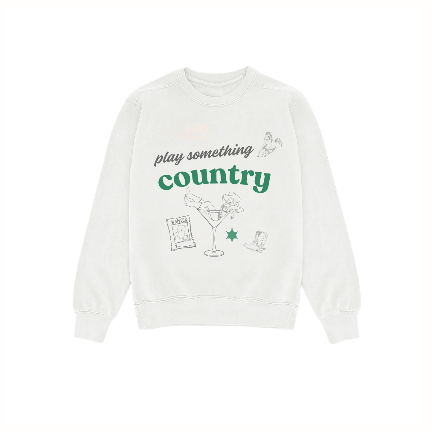 PLAY SOMETHING COUNTRY CREWNECK