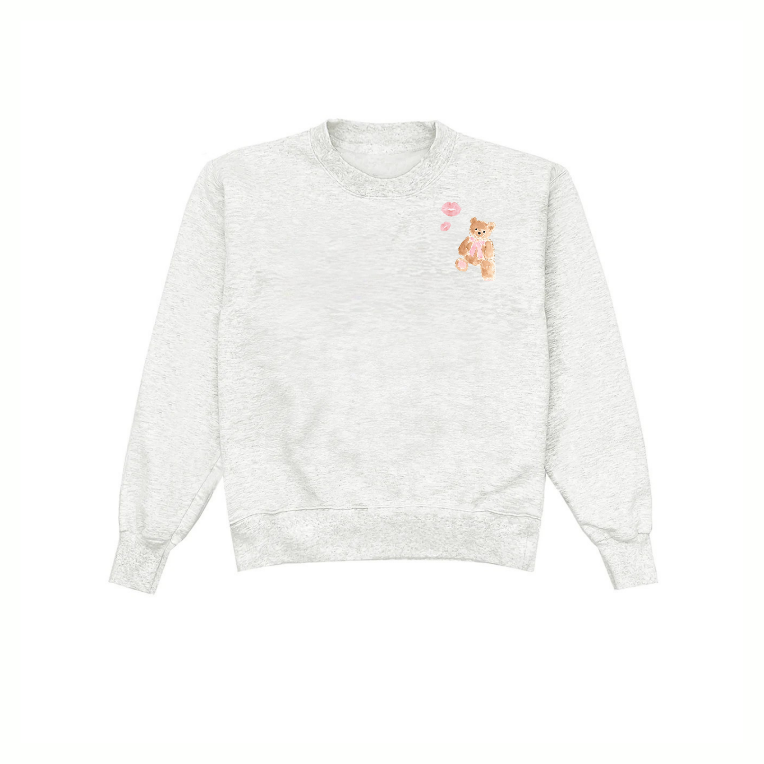 MINIMALIST TEDDY CREWNECK SWEATSHIRT