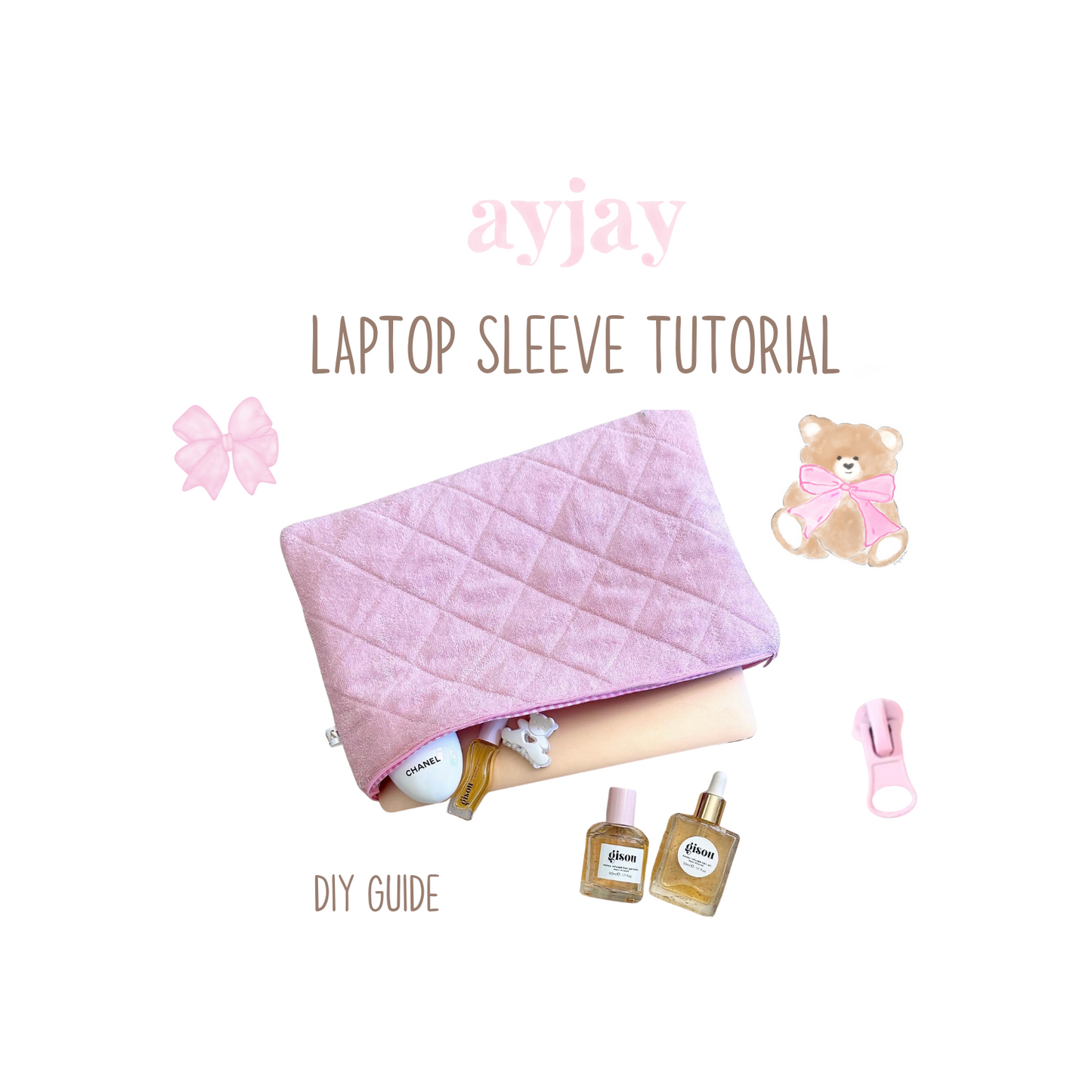 AYJAY DIY LAPTOP SLEEVE TUTORIAL + PATTERN