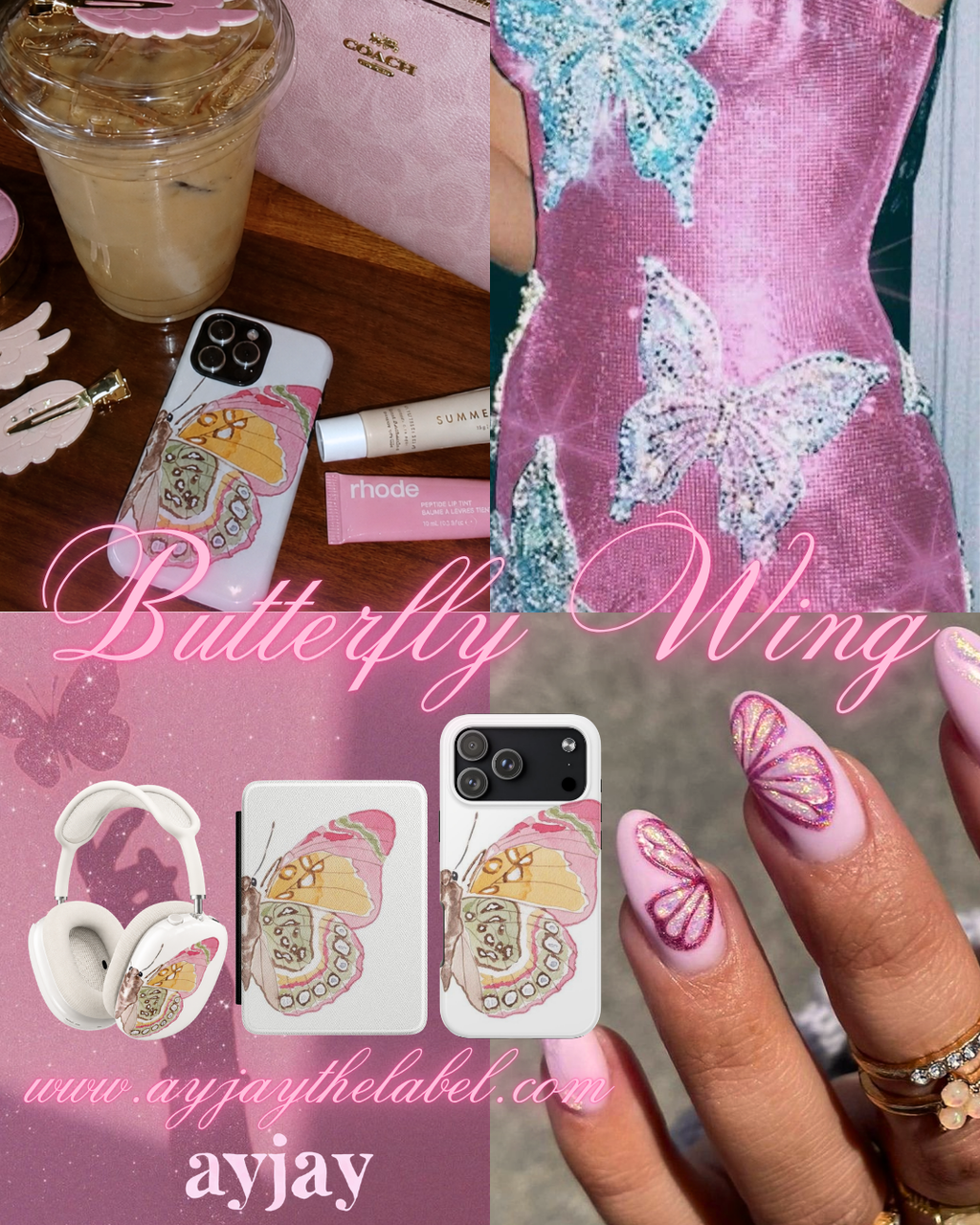 BUTTERFLY WING PHONE CASE