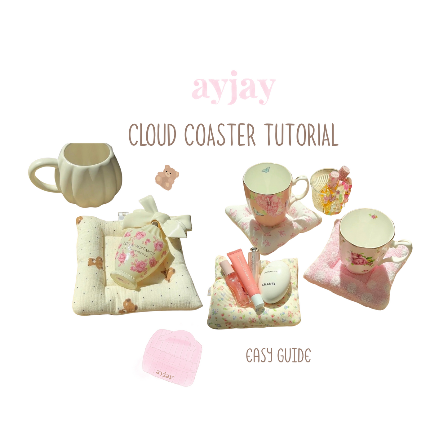 AYJAY DIY CLOUD COASTER TUTORIAL + PATTERN