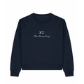 SLOW COUNTRY LIVING NAVY BLUE COZY CREWNECK