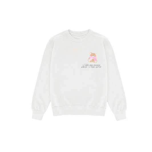 TEDDY BOW CREWNECK