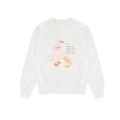 WHITE BABY DUCK HAPPY COZY CREWNECK