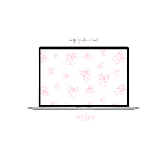 AYJAY PINK BOW COQUETTE SCREENSAVER