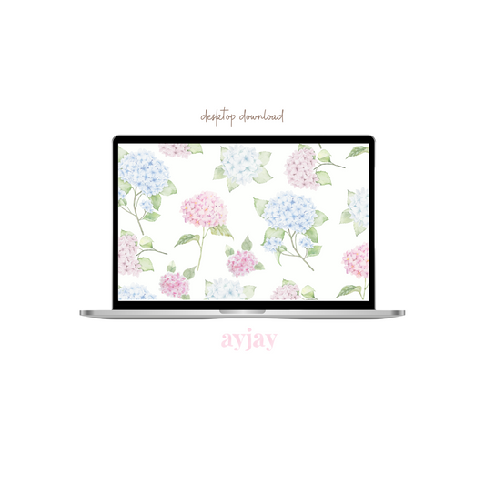 AYJAY HYDRANGEA FLORAL SCREENSAVER
