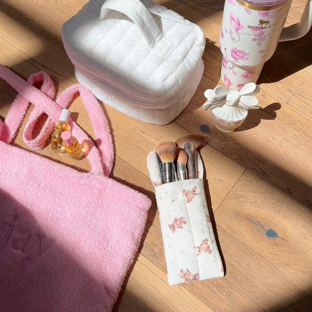 TEDDY BEAR BRUSH POUCH