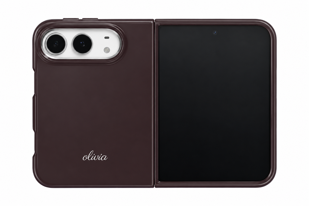 PERSONALIZED NAME CUSTOM PLUM PHONE CASE
