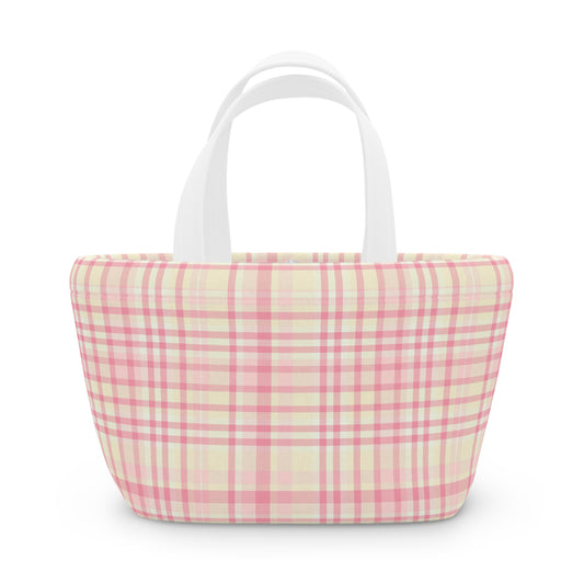 SORBET PLAID LUNCH BOX BAG