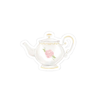 FLORAL TEA POT STICKER