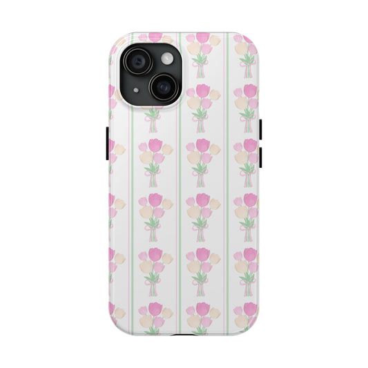 TULIP STRIPES PHONE CASE