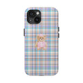 PLAID TEDDY PHONE CASE