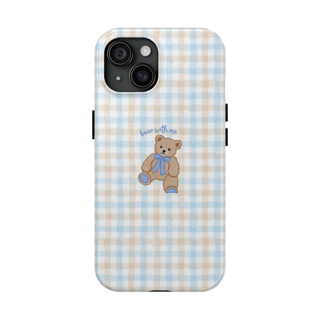 GINGHAM BEAR WITH ME PHONE CASE