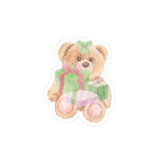 TEDDY BEAR GIFT STICKER