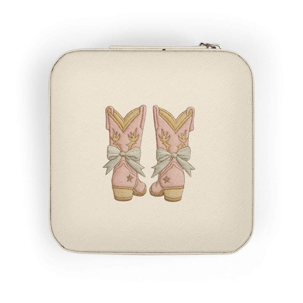 COWGIRL BOOT JEWELRY TRAVEL BAG