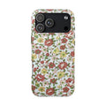 COUNTRY ORANGE BROWN FLORAL PHONE CASE