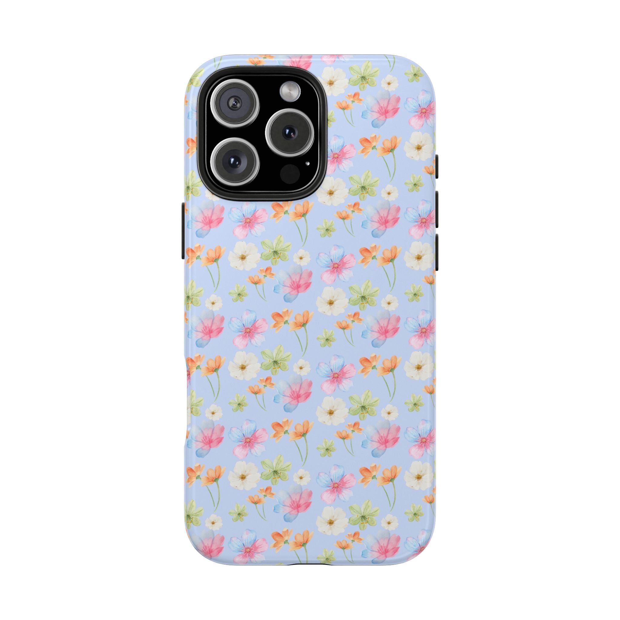 BLUE FLORAL MULTICOLOR PHONE CASE