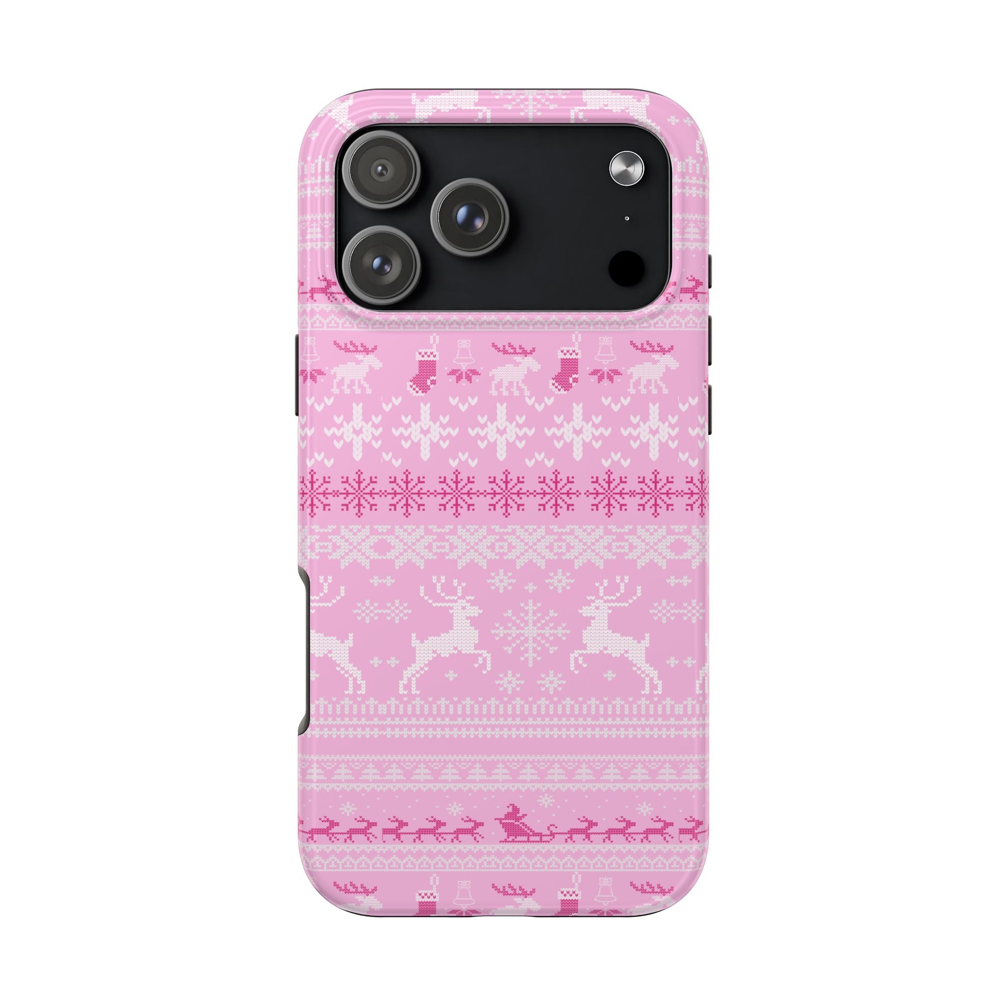 PINK WINTER PRINCESS SNOW PHONE CASE