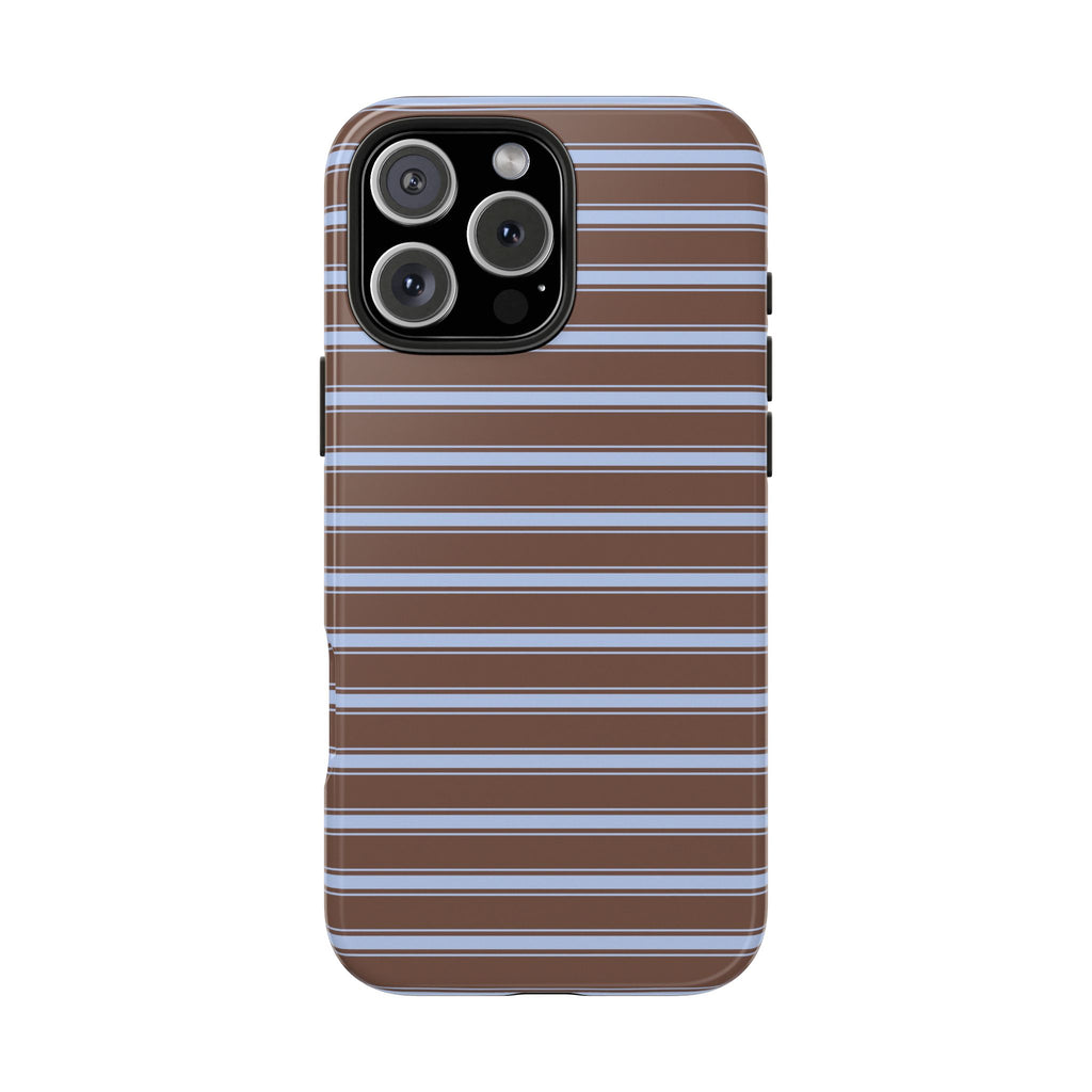 BLUEBELL STRIPES PHONE CASE
